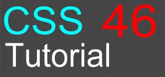 CSS Tutorial for Beginners – 46 – Web Forms Part 1