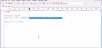 Beginner PHP Tutorial – 46 – String Functions: String Length