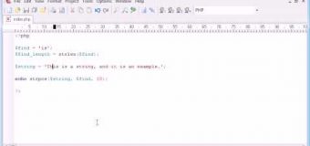 Beginner PHP Tutorial – 48 – String Functions: String Position Part 1