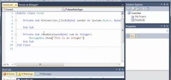 Visual Basic Tutorial – 47 – Coercion