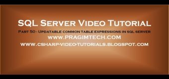 Updatable common table expressions in sql server   Part 50