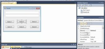 Visual Basic Tutorial – 54 – Calculator Part 1