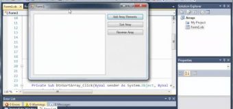 Visual Basic Tutorial – 61 – For Each Loop