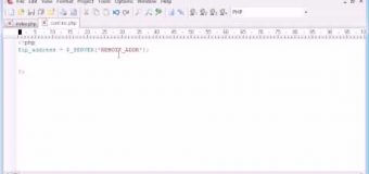 Beginner PHP Tutorial – 65 – Getting Visitors IP Address