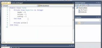 Visual Basic Tutorial – 64 – Enumerations