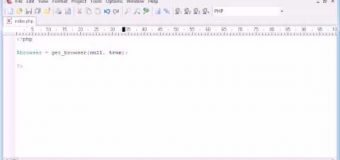 Beginner PHP Tutorial – 67 – Detecting a Visitors Browser Part 1