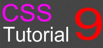 CSS Layout Tutorial – 09 – Adding the footer