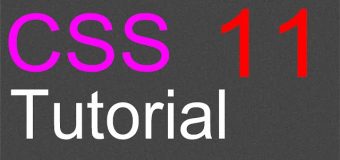 CSS Layout Tutorial – 11 – Navigation bar and buttons