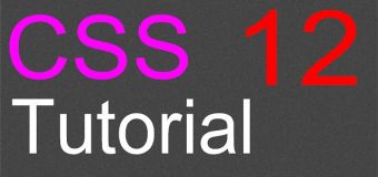 CSS Layout Tutorial – 12 – Finishing the buttons