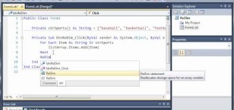 Visual Basic Tutorial – 75 – Dynamic Arrays