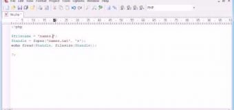 Beginner PHP Tutorial – 80 – The explode Function with File Handling Example