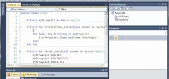 Visual Basic Tutorial – 81 – More On ArrayLists Part 2