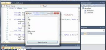 Visual Basic Tutorial – 82 – More On ArrayLists Part 3