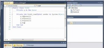Visual Basic Tutorial – 83 – Queues