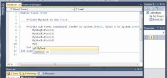 Visual Basic Tutorial – 84 – Stacks