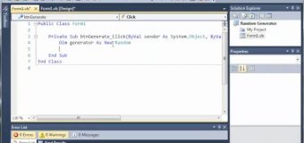 Visual Basic Tutorial – 89 – Random Number Generator