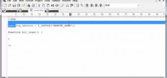Beginner PHP Tutorial – 93 – Creating a File Based Unique Hit Counter Part 1
