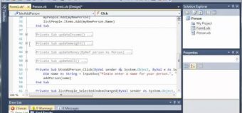 Visual Basic Tutorial – 95 – Person Part 4