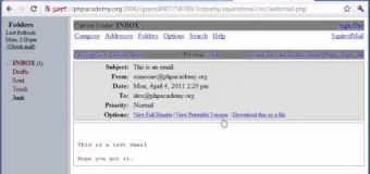 Beginner PHP Tutorial – 99 – Sending an Email Part 2
