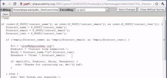 Beginner PHP Tutorial – 102 – Creating a Simple Contact Form Part 3