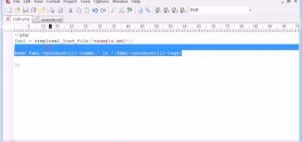 Beginner PHP Tutorial – 105 – Reading a Simple XML File: Part 1
