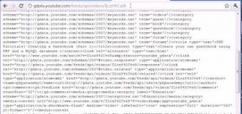 Beginner PHP Tutorial – 107 – A YouTube XML Example