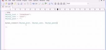 Beginner PHP Tutorial – 113 – Connecting to a Server and Database Part 1