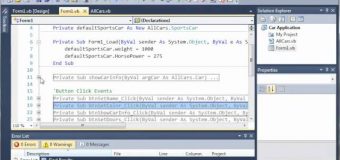 Visual Basic Tutorial – 113 – Car Part 8   Polymorphism