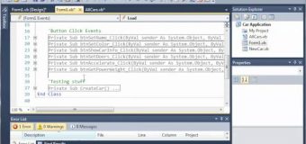 Visual Basic Tutorial – 115 – Car Part 10   Adding The Cars To A List