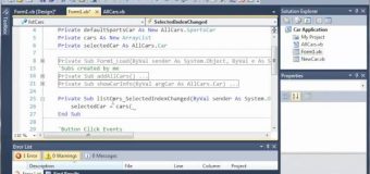 Visual Basic Tutorial – 116 – Car Part 11   Showing Info Of Multiple Cars