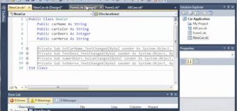 Visual Basic Tutorial – 118 – Car Part 13   Adding Cars With AddCar