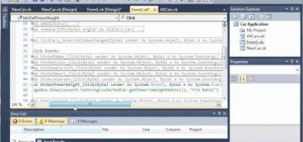 Visual Basic Tutorial – 120 – Car Part 15   Changing the selectedCar Attributes