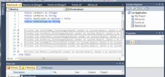 Visual Basic Tutorial – 122 – Car Part 17   Creating And Accessing Different Car Types