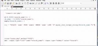 Beginner PHP Tutorial – 132 – LIKE With a Search Engine Example Part 3