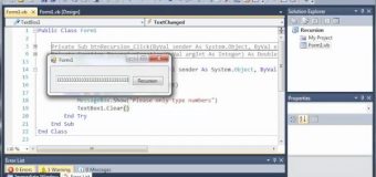 Visual Basic Tutorial – 140 – Keeping Letters Out Of TextBoxes