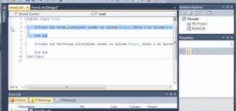 Visual Basic Tutorial – 144 – Threading