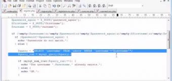 Beginner PHP Tutorial – 146 – Registration Form Part 3