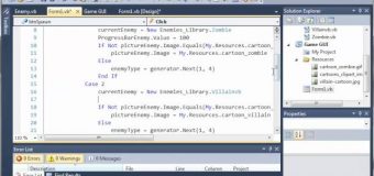 Visual Basic Tutorial – 149 – Game Part 5   Creating New Enemies